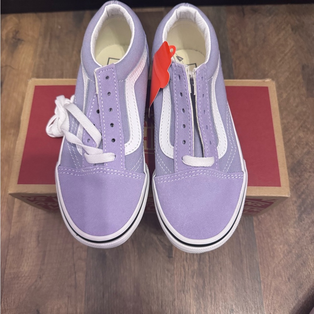 NWT Vans Kids Lavender Sneakers